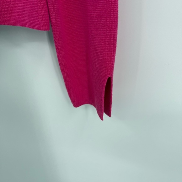 Rachel Zoe Cotton Sweater Coat Blazer Jacket Size Small Pink One-button Women - Picture 3 of 8